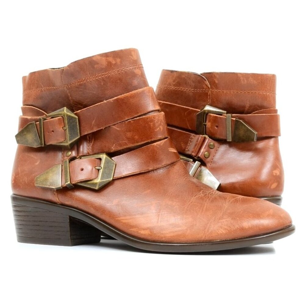 Aerosoles Heel Rest Women's 8.5 My Time Boot Festival Biker Western Bootie